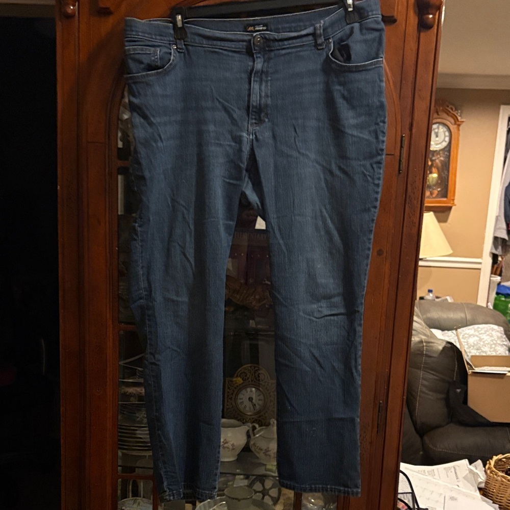 Lee Women's Straight Leg Blue Jeans